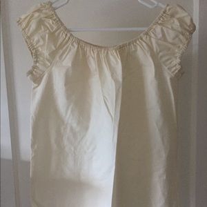 Cream-colored Renaissance Steampunk Blouse (NEW)